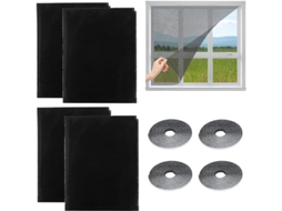 Mosquitera para Janela 150x130cm com 4 cintas autoadesivas LINJOU