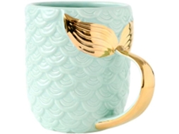 Taza De Cerâmica Sereia 15 Oz - Taza Grande Bonita Para Café E Chá - Presente De Aniversário E Casamento