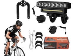 De Recarregável Para Bicicleta, Farol De Bicicleta Com Alto Falante, Luz De Recarregável Para Gokoco