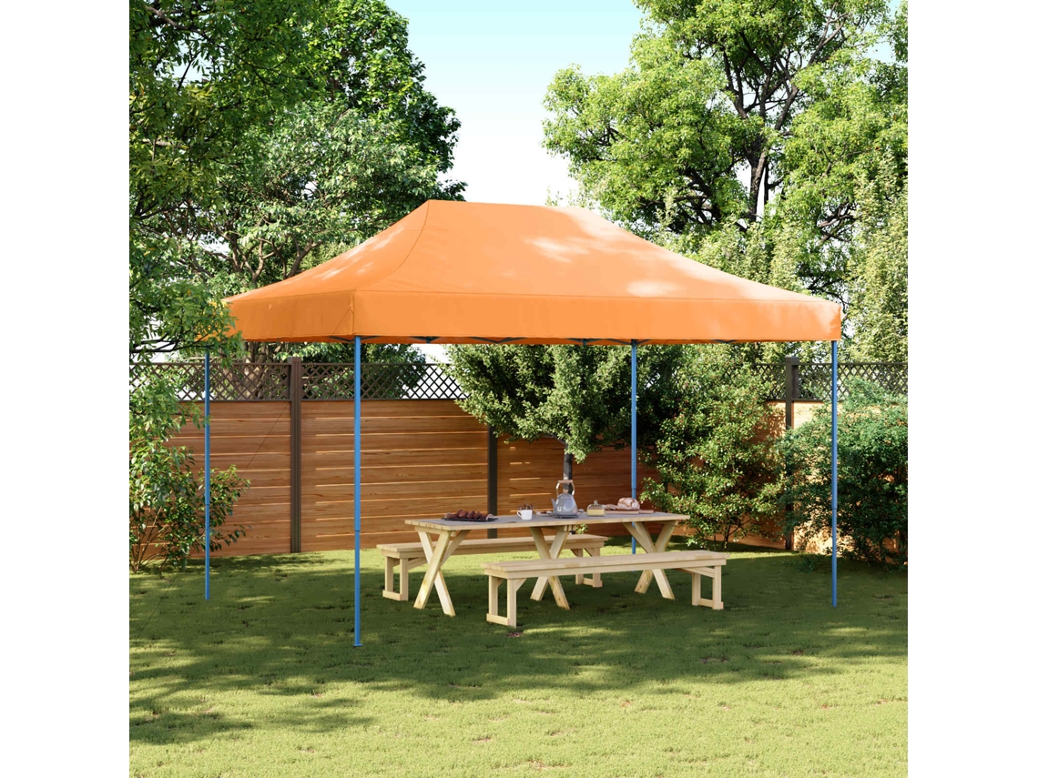 Vidaxl Tenda De Festa 279 X 410 X 315 Cm Laranja Tecido Oxford