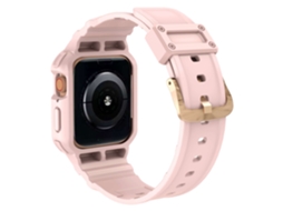 Capa com Bracelete Endurance All-In-One para Apple Watch Series Se 2022 40Mm Rosa
