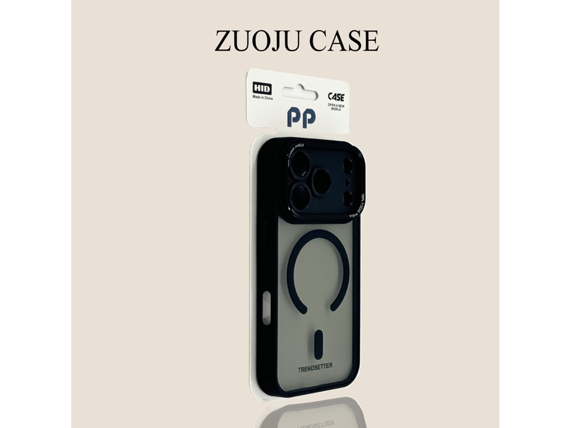 Capa Transparente Magnética Com Lente Metálica Para Iphone 14 Plus, Proteção Contra Quedas Da Apple.