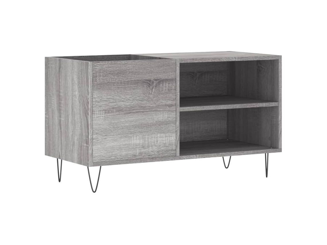Record Cabinet, Record Cabinets Vidaxl Cinzeto Madeira Processada (n/a)