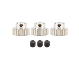 Mali 3pcs Engrenagem de Motor de Metal com Parafusos Módulo M0.6 Diâmetro de Buraco 3.175mm para Carro Rc 1/10 Caminhão 21t