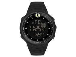 Relógio Eletrônico Esportivo Multifuncional Masculino Sanda 6071 Com Visor Digital Led De Tela Tripla Dividida, Cronômetro Luminoso E Funções De Crono