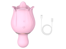 Mini Vibrador De Massagem Para Lamber A Lngua Rosa Para Mulheres (rosa)