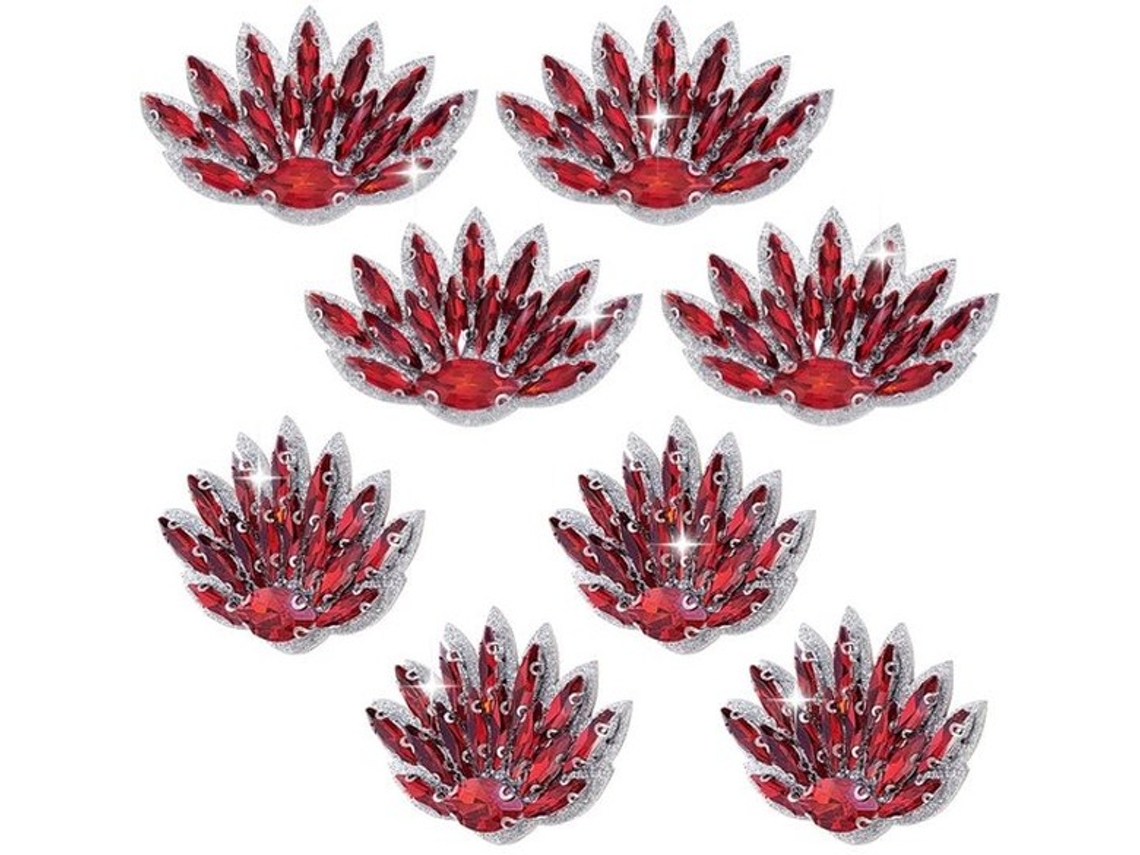 Patches Opstrijkbare 8 Unidades - Patches De Cordão Manualmente Feitos - Aplicadores De Estrelas Brilhantes - Decoração Para Roupas - Apropriado Para