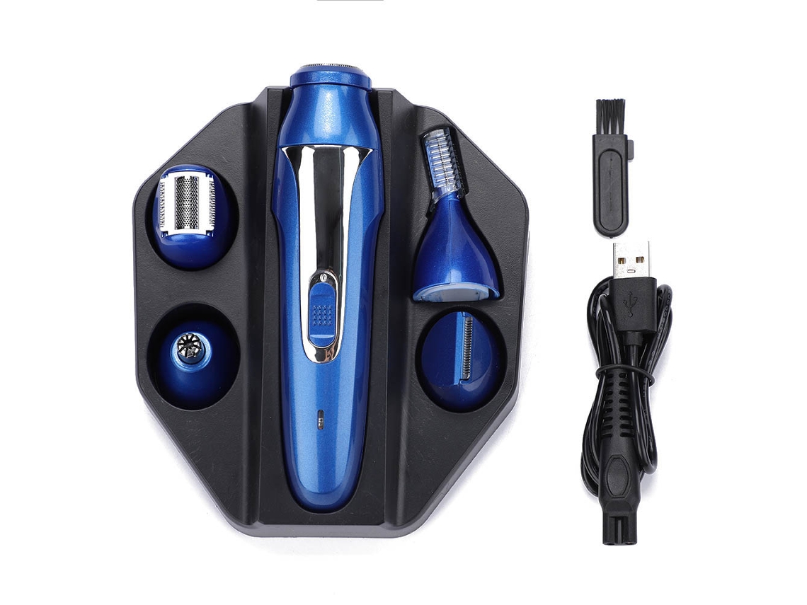 2026 depilador Eléctrico Portátil 5 em 1 para Barba, Nariz, Oídos, Cabelo e Sobrancelhas Kit de Cuidado Masculino Sportsman