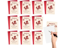 Com Envelopes 2026 Bênção Tradicional Para Um Feliz Ano Para Festas De Inverno, Cartões De Ano Novo Chinês