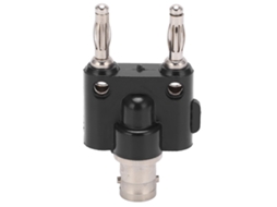 Adaptador Bnc Fêmea para Plugue Banana Acessório de Teste de Osciloscópio de Cobre e Abs U27