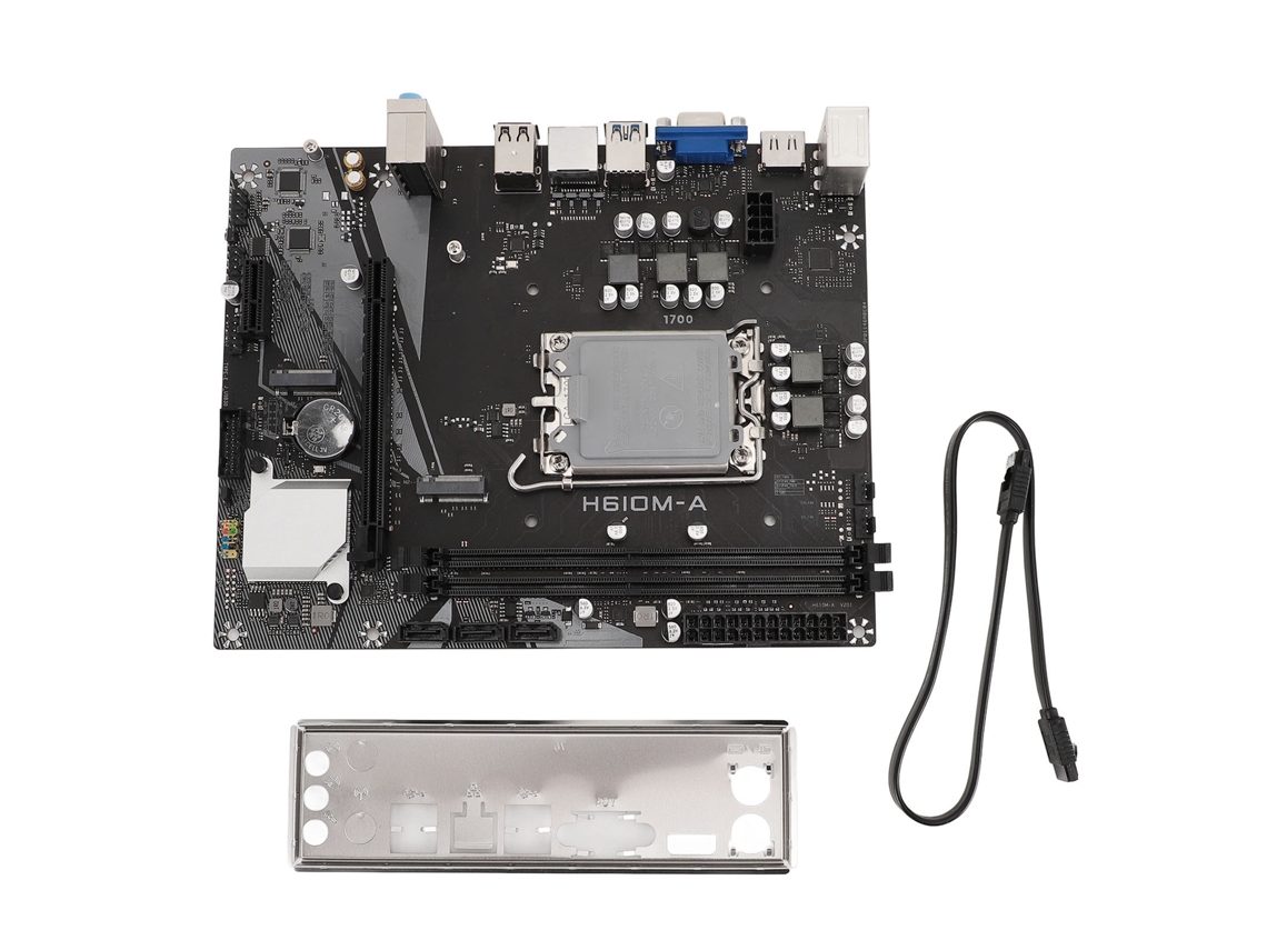 Placa-mãe H610m‑a Mining Ddr4 Lga1700 M.2 Nvme Usb3.0 Sata3.0 Micro Atx