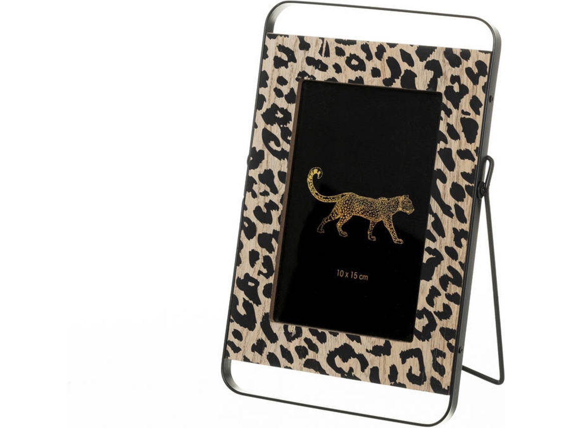 Moldura LOLAHOME Leopardo Preto (Metal)