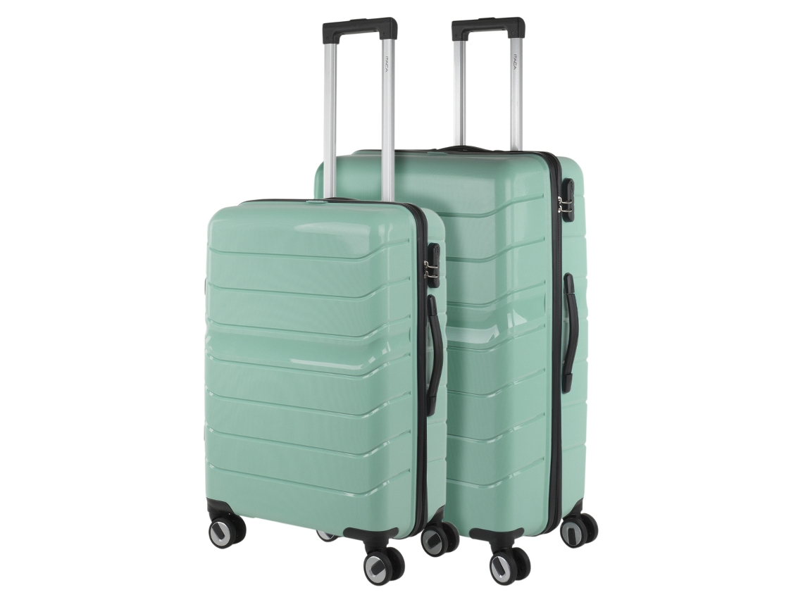 Conjunto de Malas Pp ITACA Bristol Verde Hard Suitcase Set 49X75X29 Cm 94L