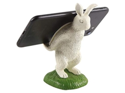 2026 soporte de Telefone Coelho Branco Grande Bonito Decoração de Escritório para Smartphone