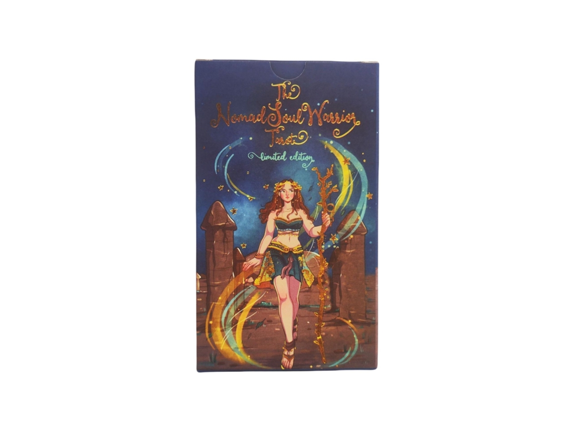O Novíssimo Jogo De Tabuleiro Nomadsoulwarrior Tarot, 12x7 Cm, 79 Cartas.