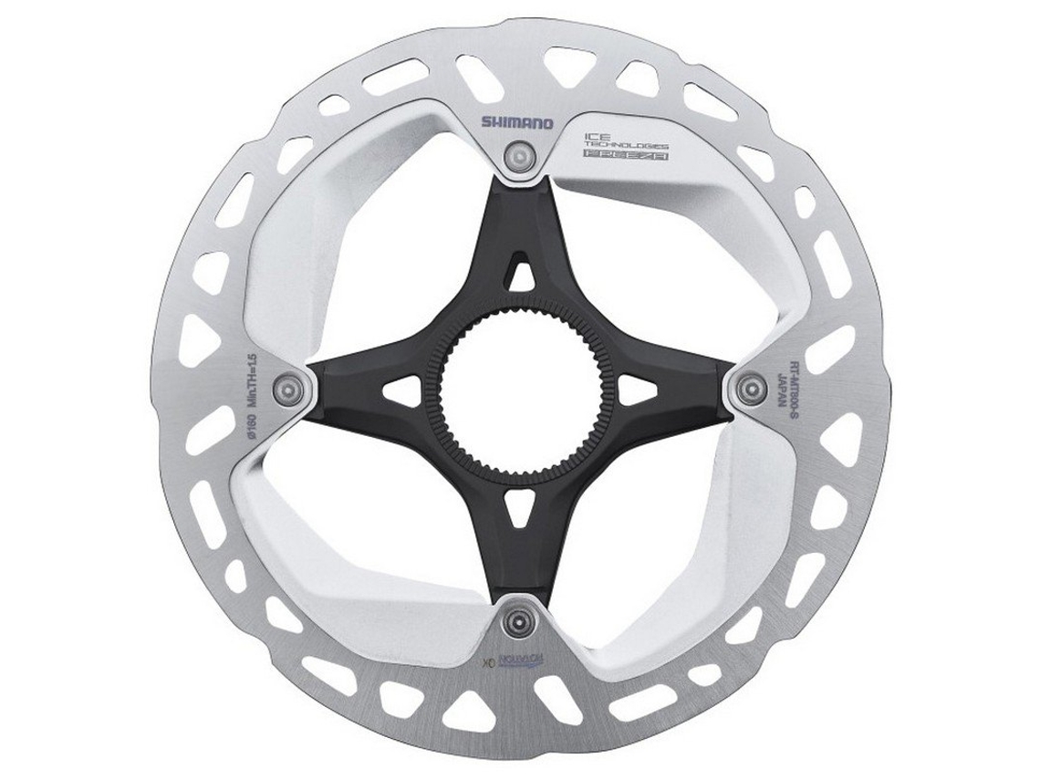 Disco de Freio Xt Mt800 Center Lock Prateado 180 Mmshimano