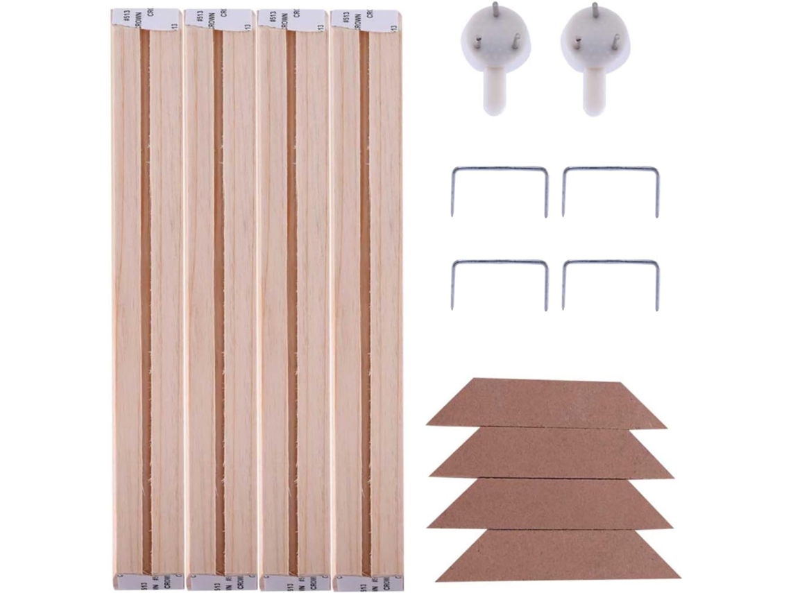 Moldura Madeira Maciça Pintura Estrutura Ideal Decoração Parede Simples Funcional Projetos Mesmo Óleo Tela GOKOCO