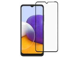 EVELATUS Full Cover Vidro 2.5D para Samung Galaxy A22 4G A225F Antiestático / Japão Cola Preta