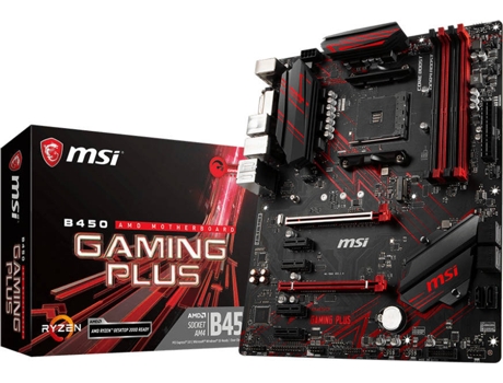 Motherboard MSI B450 Gaming Plus (Socket AM4 - AMD B450 - ATX )
