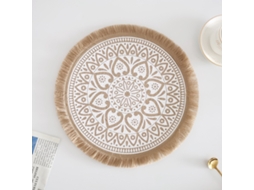 Toalha De Mesa De Linho, Pacote Com 2, Para Decoração De Casamentos E Festas Familiares, Com Borlas Circulares E Mesa De Jantar Isolada Borla E