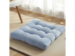 2026 almohada de Suelo Cuadrada para Meditación Yoga 18x18 Pulgadas Color Azul Claro Suave Cómoda