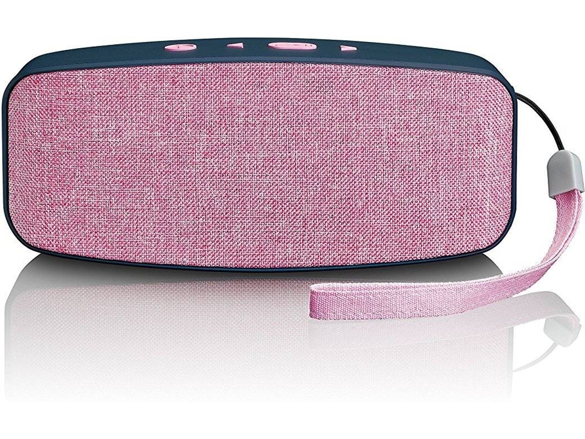 Coluna Bluetooth LENCO LENCO Bluetooth 130 (Rosa - 2x3W)