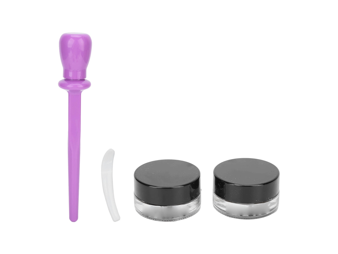 Piezas de silicona para pulir ojos, resistentes al agua y de larga duración, color lila, para maquilladores de Vante
