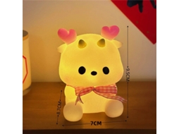 (item 2) Luminária Noturna Infantil Criativa Em Formato De Desenho Animado, Luz Led Decorativa Para Casa, Incluindo Abajur