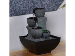 Fonte de Água ZEN'LIGHT Kini (Preto - 13x12x18 cm - Resina)