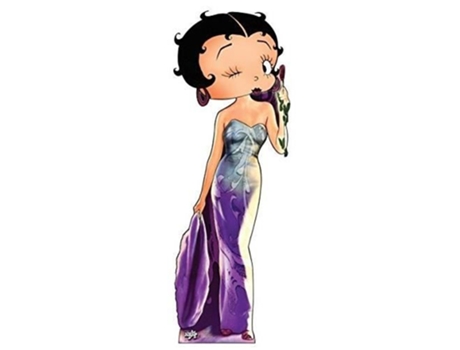 Estatueta Gigante Star Cutouts Betty Boop Rosa 161 X 57