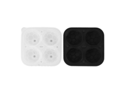 2pcs Moldes de Cubos de Gelo de Silicone Forma Redonda Esfera para Uísque Coquetéis