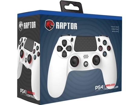 Comando PS4 INDECA Raptor (Wireless - Branco)