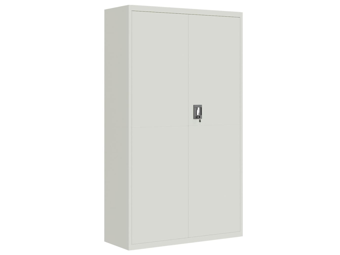 File Cabinet, File Cabinets Vidaxl Cinzeto Aço (n/a)