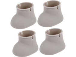 Protetores De Piso Silicone Para Pés Cadeiras Lalafina, Com Encaixe Perfeito, 4 Peças, Para Móveis De Escritório E