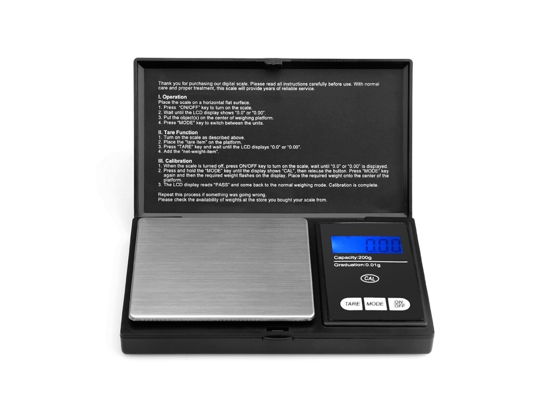 Balança Digital De Bolso, Plataforma De Aço Inoxidável Para Calibração Precisa E Desligamento Automático, Mini Balança Portátil