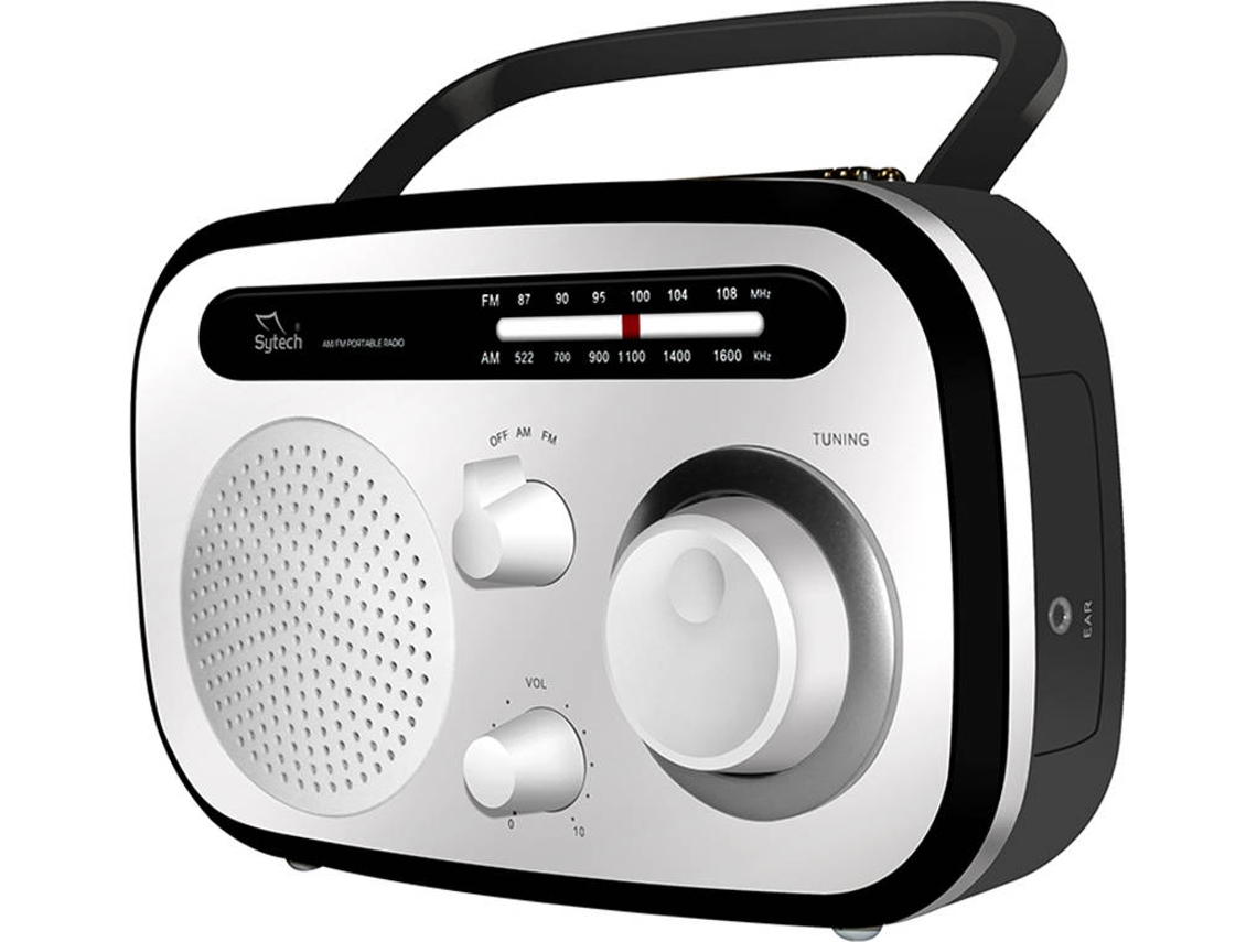Rádio de Bolso Digital SYTECH SY1657BL (Branco Digital AM/FM