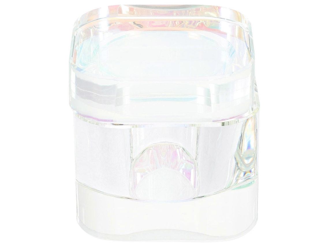 Tigela Para Unhas De Manicure, Copo De Cristal, Tigela Para Unhas De Acrílico, Suporte Para Esmalte Com Tampa Brilvibera