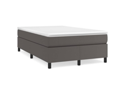 Box Spring Bed Frame, Box Spring Bed Frames Vidaxl Cinzeto Couro Artificial (120 X 200 Cm)