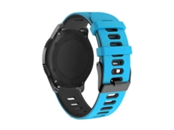 Bracelete Pioneer para Garmin Forerunner 255 Azul Claro e Preto