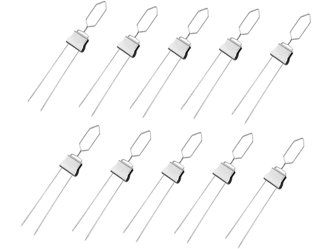 Espetos De Metal Para Churrasco, Espetos De Aço, Reutilizáveis Para Frango, Linguiça E Carne, Duráve Gokoco