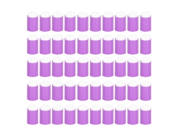 50 Esponjas De Borrão Para Tinta Moles Flexíveis Leves Para Unhas Casa Salão De Beleza Roxo