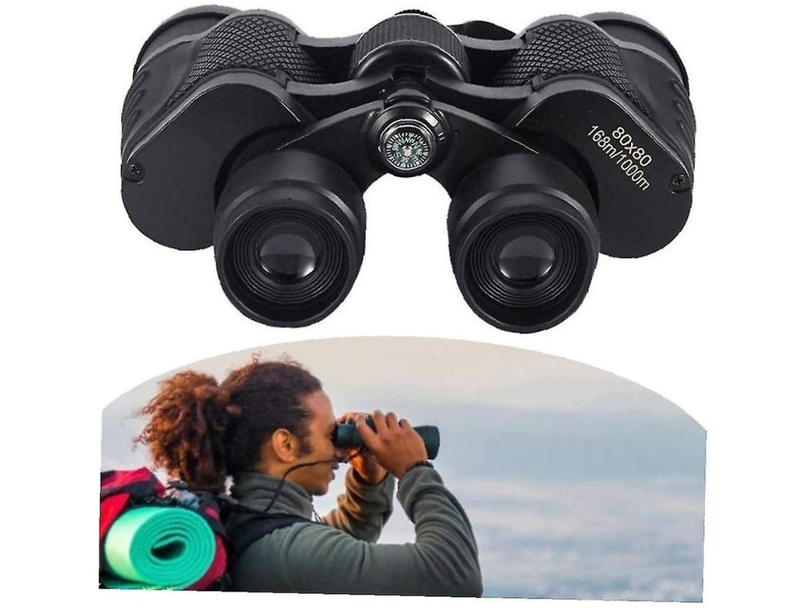 Binóculos 80x80 Adultos Binóculos Hd de Alta Potência Portáteis para Observação de Pássaros Equipamentos de Acampamento / Caminhada USHION
