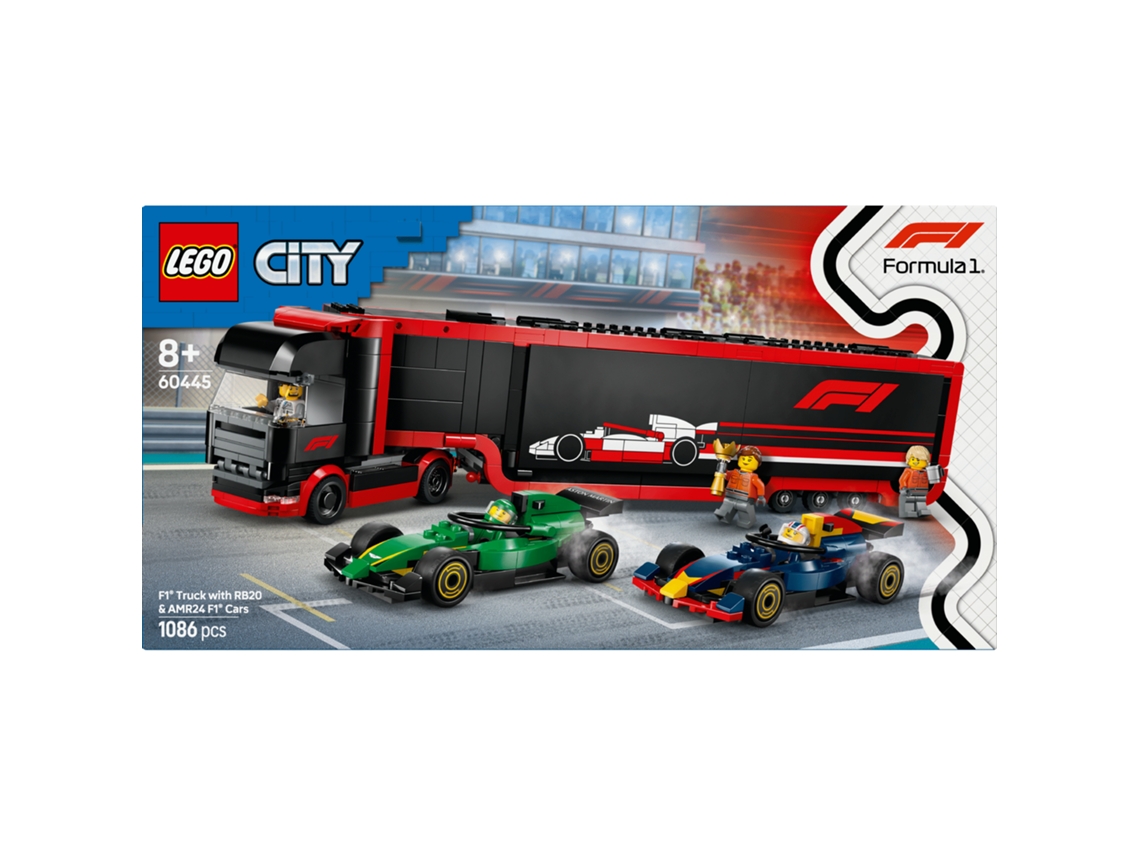 Formula 1 60445 Camião De F1® Com Carros De F1® Rb20 E Amr24