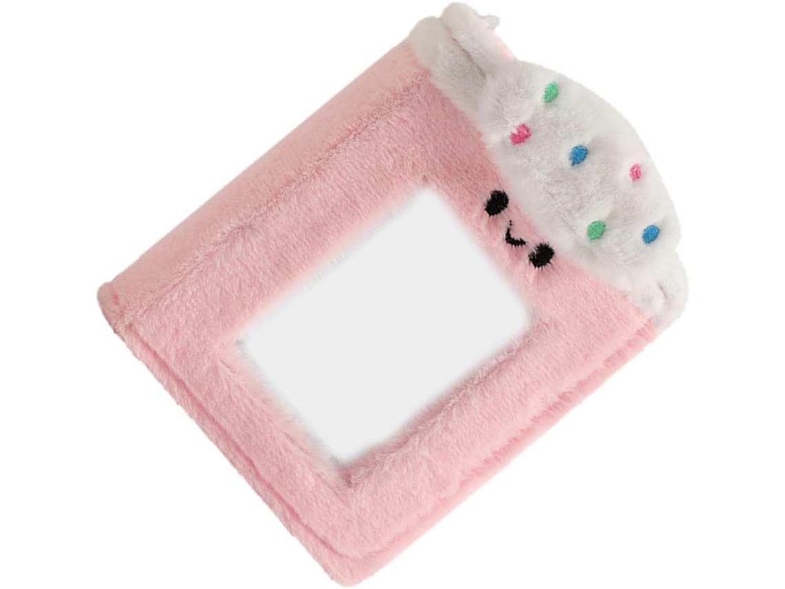 Álbum Abaodam Photo Peluche Rose 3 Pouces Soi - Photo Portable Et Pochettes Remplaçables Pour Photos Et Cartes