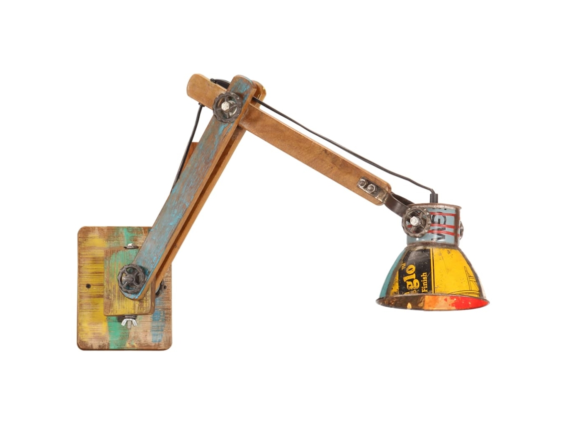 Vidaxl Candeeiro De Parede Redondo Estilo Industrial E27 Multicor