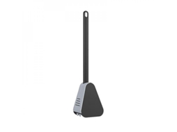 2026-escobilla De Inodoro De Silicona Con Soporte Limpiador Esquinillas 360° Antideslizante Baño Ows Negro