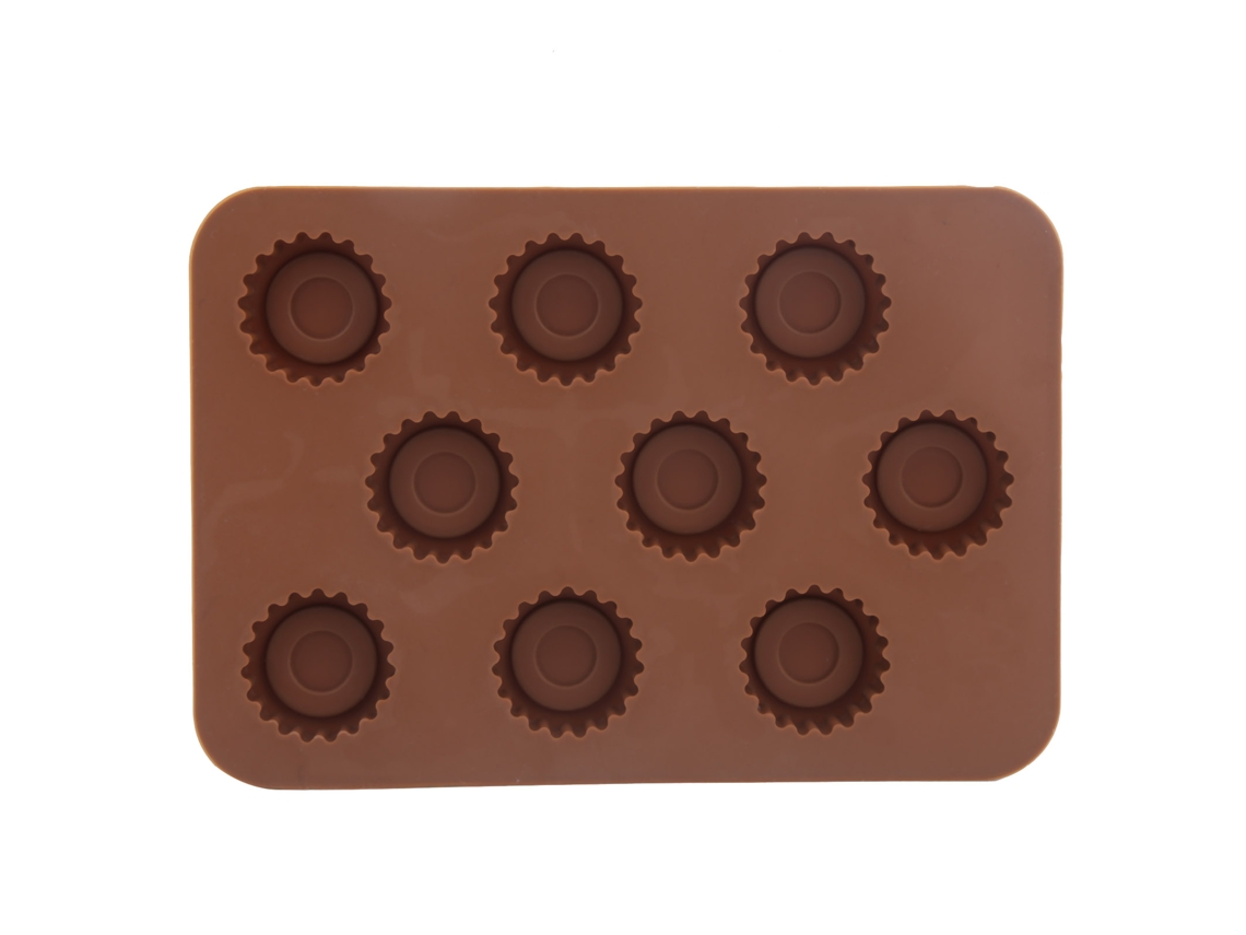 Molde De Silicone Para Chocolate E Bolo Diy Cute Antiaderente Portátil Ferramenta De Baking