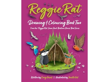 Livro Reggie Rat Drawing amp Colouring Book 2 From the Reggie Rat Seven Short Bedtime Stories Books 3 amp 4 de Craig Ansell (Inglês)