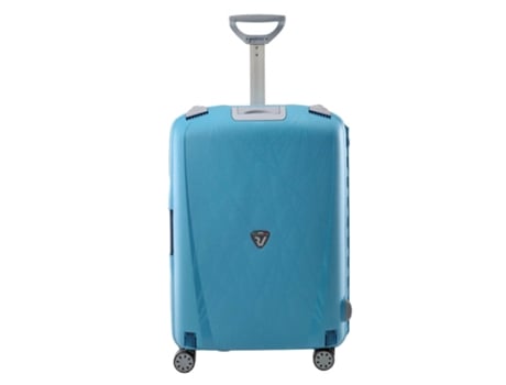 Mala De Viagem / Trolley Médio 68cm 4r Light Azul Esmeralda Roncato