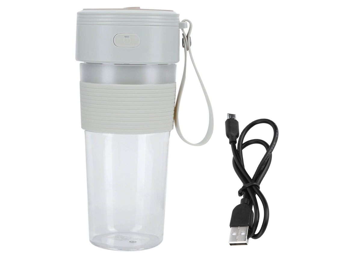 Mini Juicer Portátil USB Recarregável com 300ml, Silicone+PC, Verde Rosa | S/MARCA